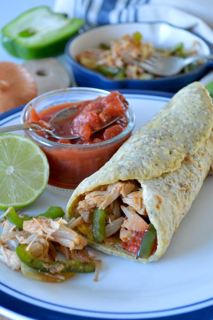Fajitas de pollo estilo oriental con Thermomix