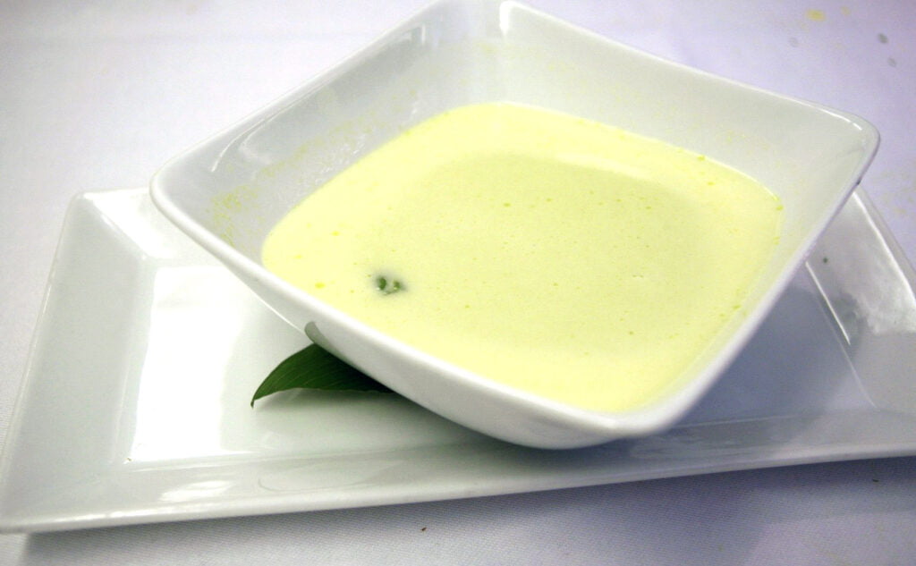 Crema de espárragos en la Thermomix