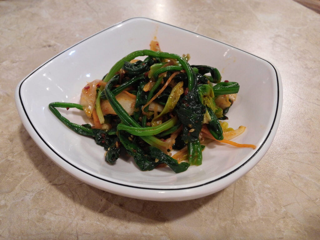 Espinacas salteadas en la Thermomix
