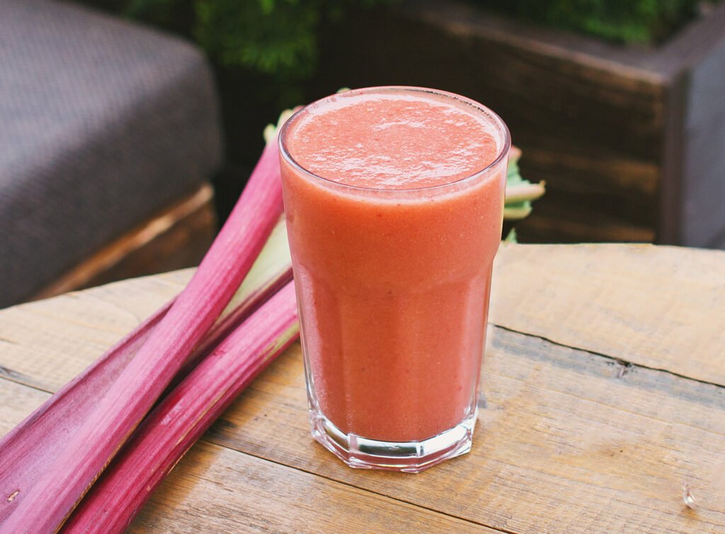 Smoothie de brócoli y fresas en la Themomix