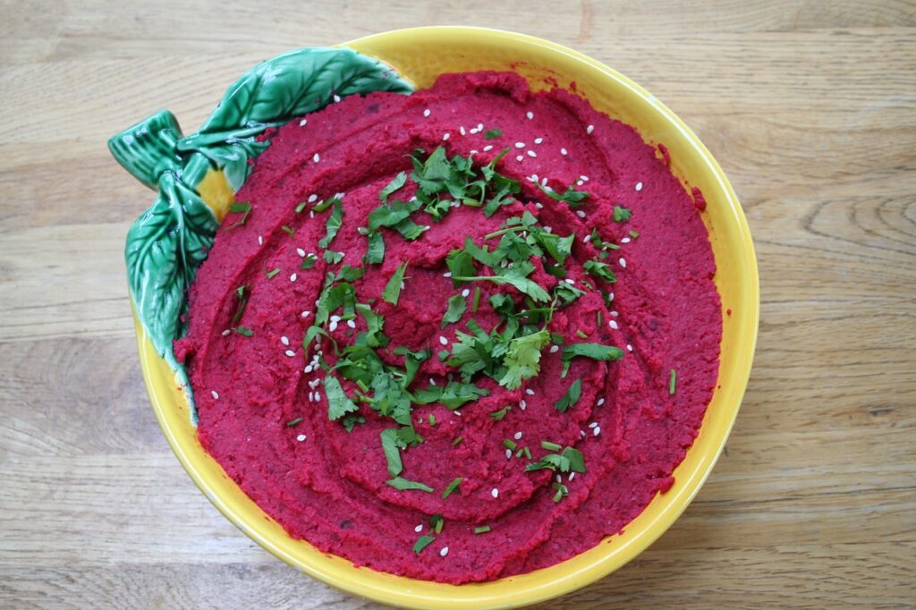 Paté vegetal de remolacha y nueces