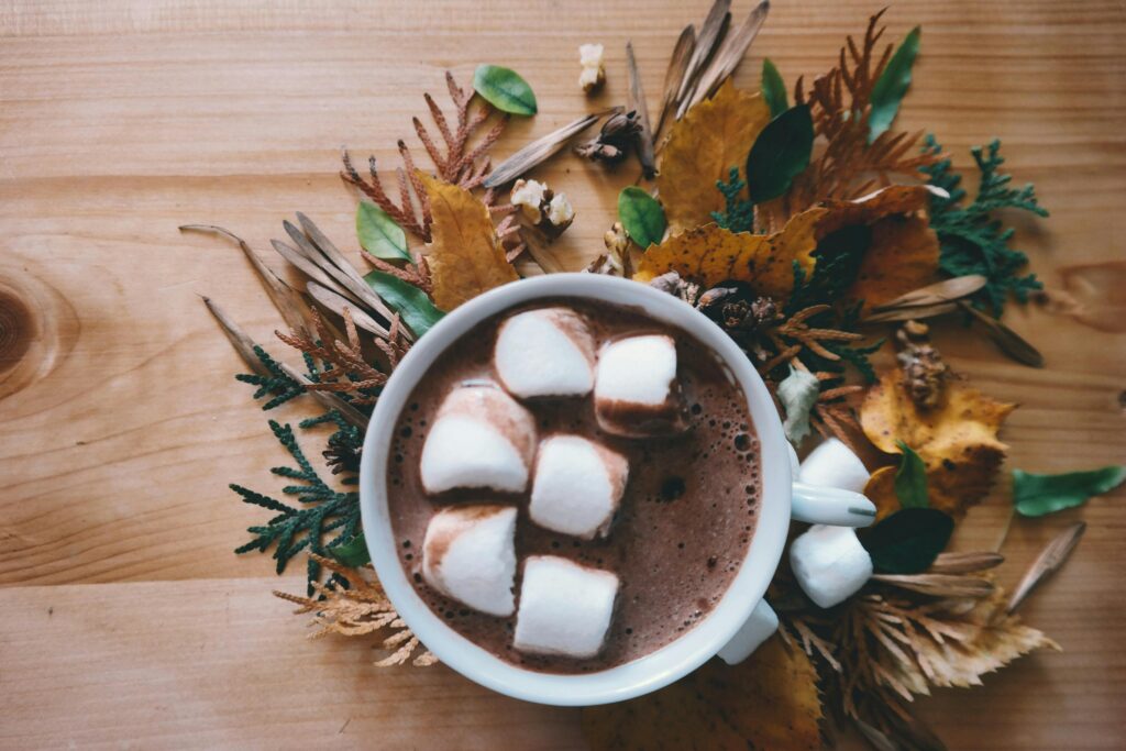 Batido de chocolate caliente